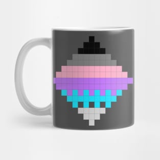 pixel pattern B Mug